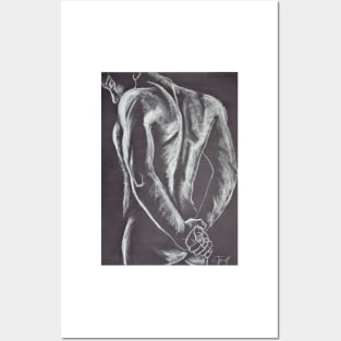 Man Nude Figure 1 Posters and Art